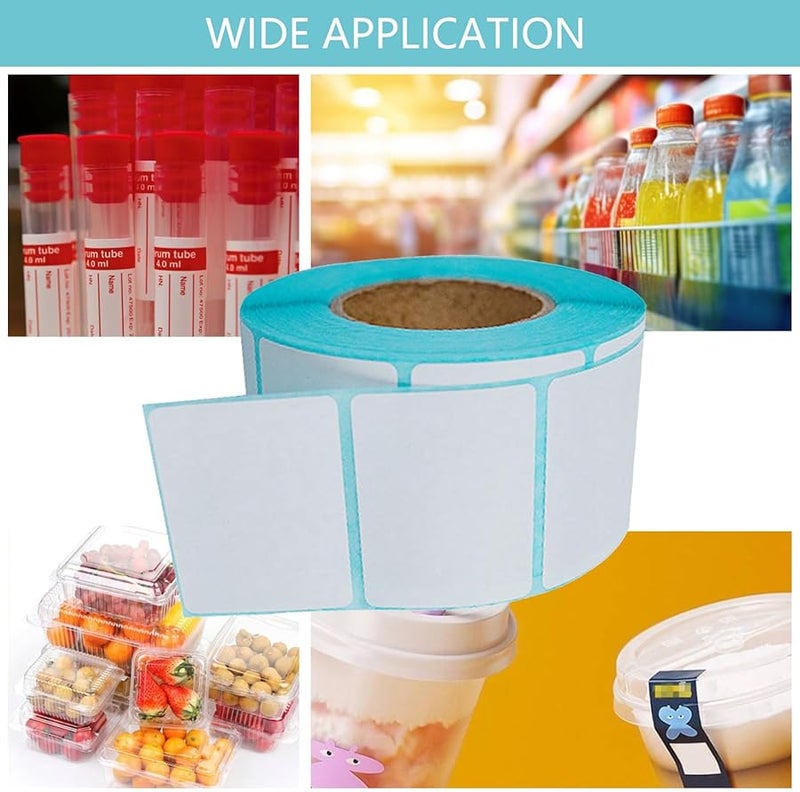 80mm x 60mm White Thermal Label Roll 800 Pcs Water Oil Adhesive Sticker for Barcode Address Food - Image 2